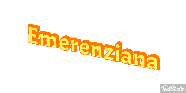 Emerenziana Effetto testo