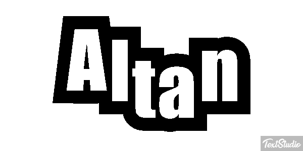 Altan Texteffekt