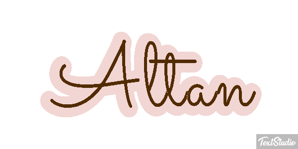 Altan Texteffekt