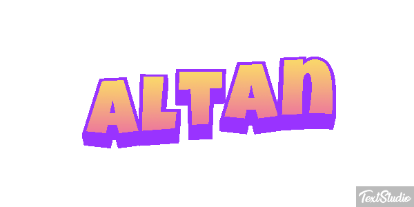 Altan Texteffekt