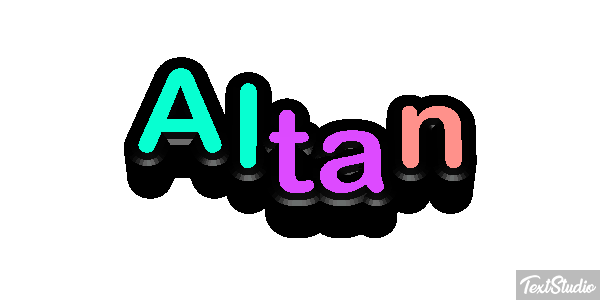 Altan Texteffekt
