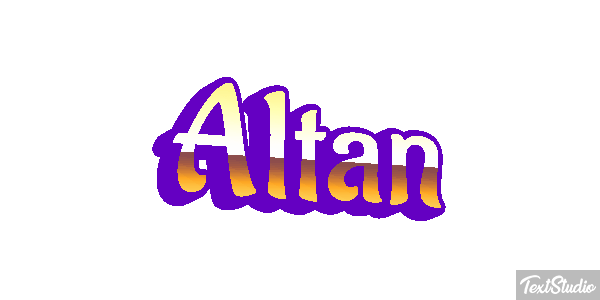 Altan Texteffekt