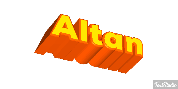 Altan Texteffekt