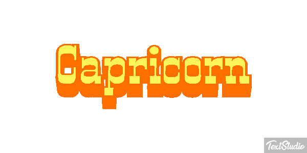 Capricorn テキスト効果