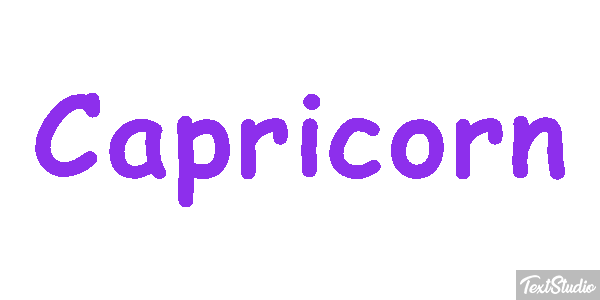 Capricorn テキスト効果