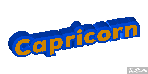 Capricorn テキスト効果