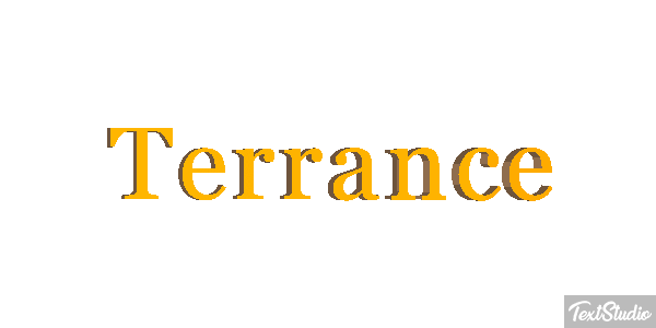 Terrance Text effect