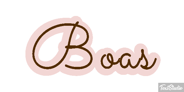 Boas Text effect