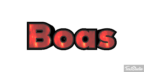 Boas Text effect