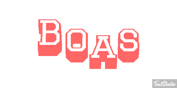 Boas Text effect