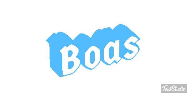 Boas Text effect