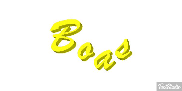 Boas Text effect