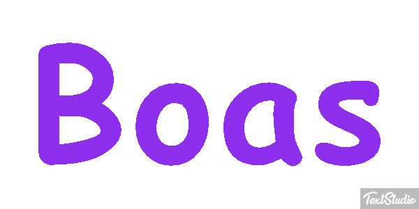 Boas Text effect