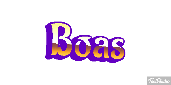 Boas Text effect