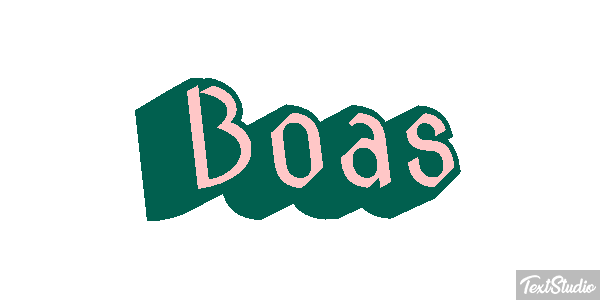 Boas Text effect