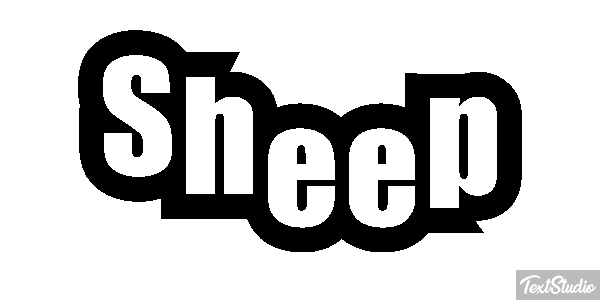 Sheep Text effect