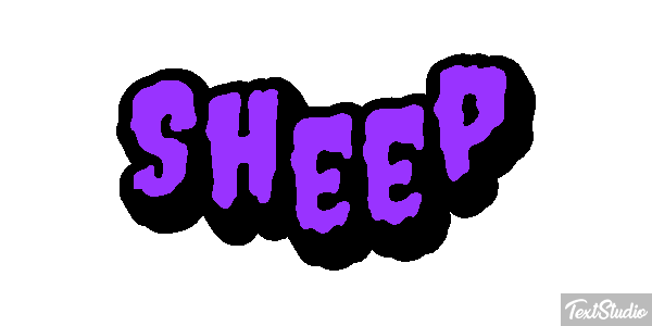Sheep Text effect