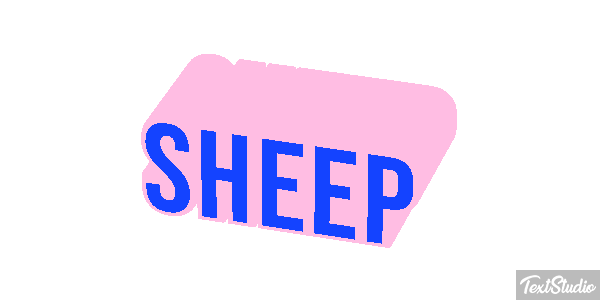 Sheep Text effect