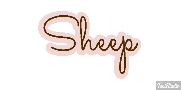 Sheep Text effect