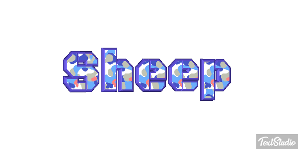 Sheep Text effect