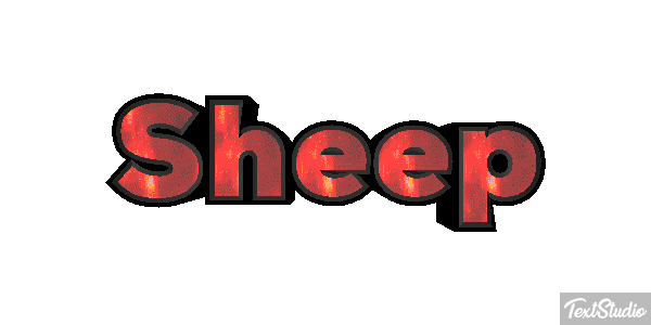 Sheep Text effect