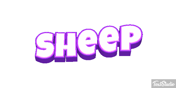 Sheep Text effect