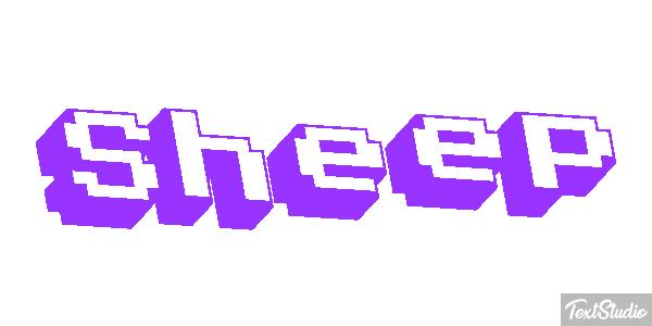 Sheep Text effect