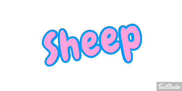 Sheep Text effect