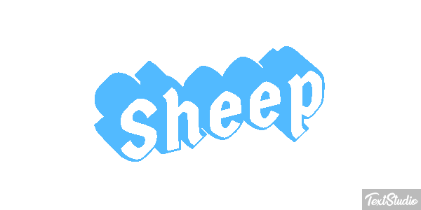 Sheep Text effect