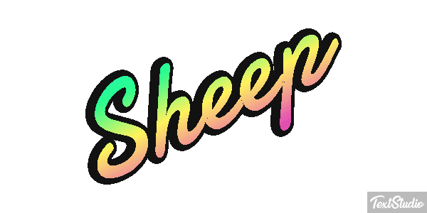 Sheep Text effect