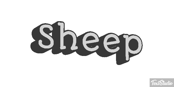 Sheep Text effect