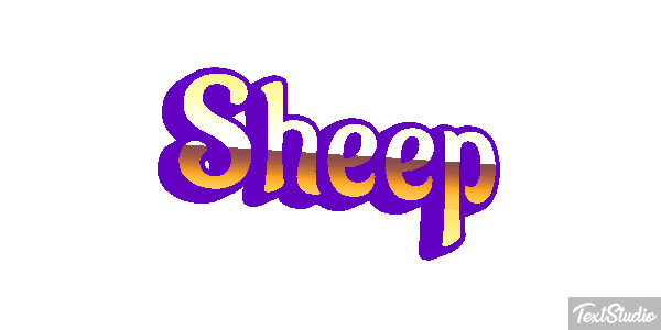 Sheep Text effect