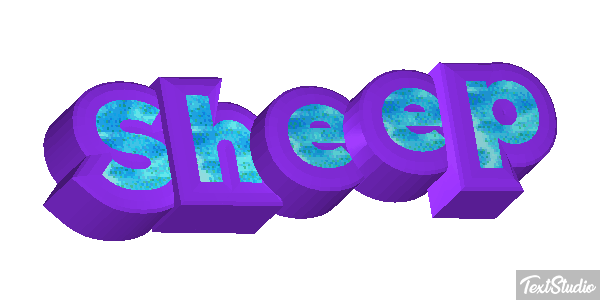 Sheep Text effect