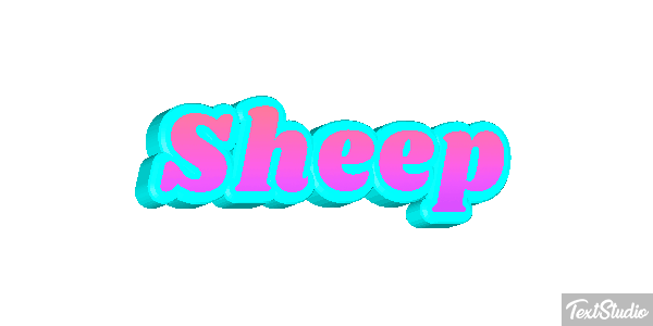 Sheep Text effect