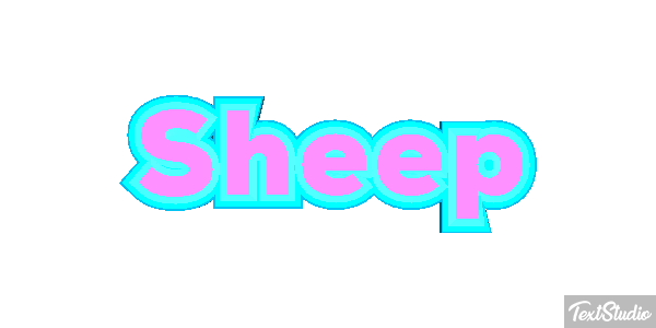 Sheep Text effect