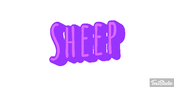 Sheep Text effect