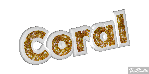 Coral Effet de texte