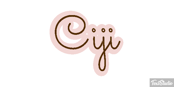Ciji Effet de texte