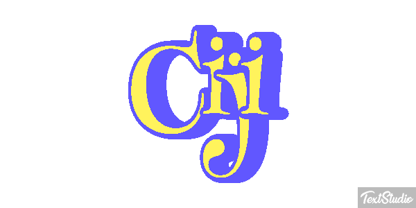 Ciji Effet de texte