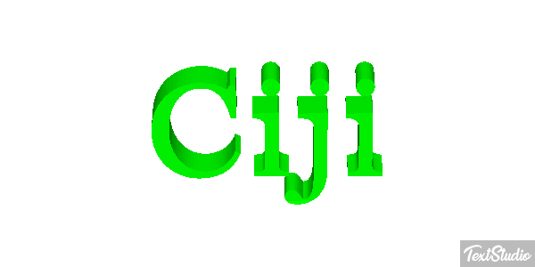 Ciji Effet de texte