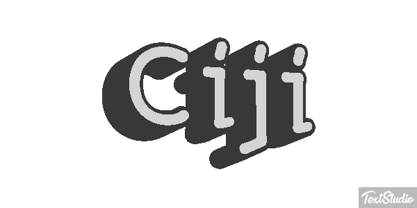 Ciji Effet de texte