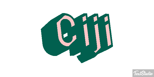 Ciji Effet de texte