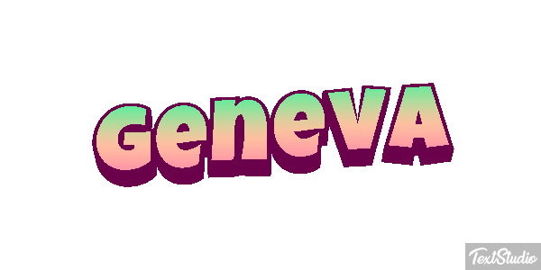 Geneva Text effect