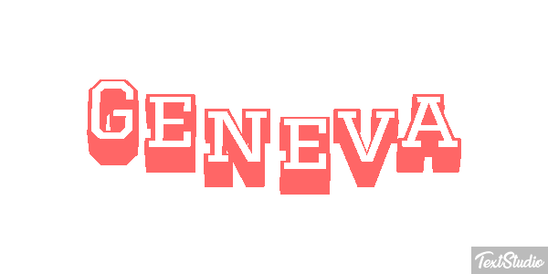 Geneva Text effect