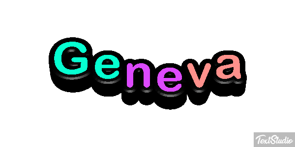 Geneva Text effect