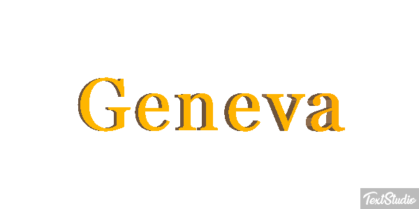 Geneva Text effect