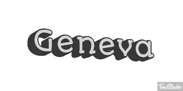 Geneva Text effect