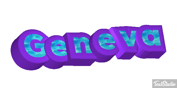 Geneva Text effect