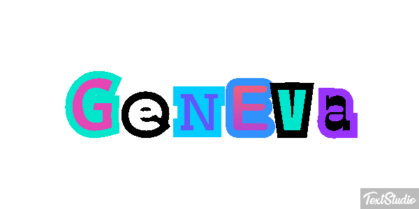 Geneva Text effect