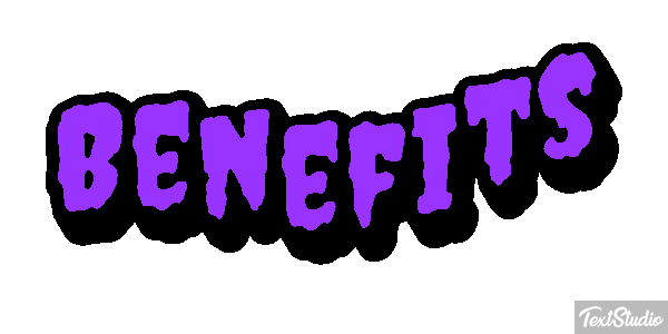 Benefits Text effect